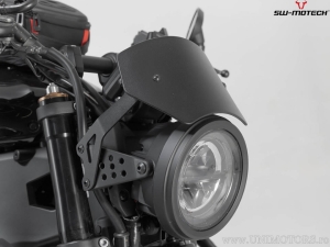 Windshield - material: aluminum - color: black - Yamaha XSR900 ('21-) - SW-Motech