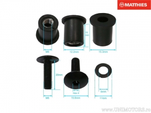 Windshield screw kit