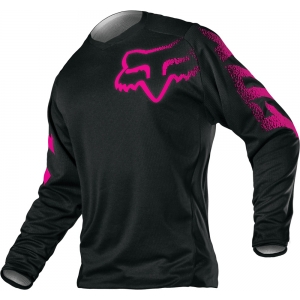 WMN BLACKOUT JERSEY [BLK/PNK]: Size - XL
