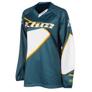 Women\'s XC Lite Jersey Shattered Petrol: Mărime - S