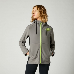 Women's Casual Softshell Pit Jacket [Grey]: Size - M