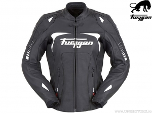 Women's Furygan Ginger Black-White Motorcycle Jacket - Furygan