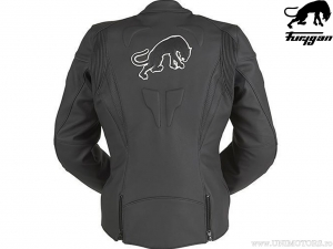 Women's Furygan Kali Motorcycle Jacket Black-White (Black-White) - Furygan