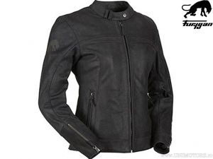 Women's Furygan Kristen Vented Motorcycle Jacket Black - Furygan