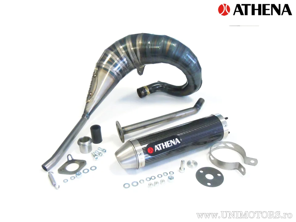 Wydech Athena Racing 80cc Carbon, Derbi Senda 2000, DRD / Gilera RCR, SMT - Athena