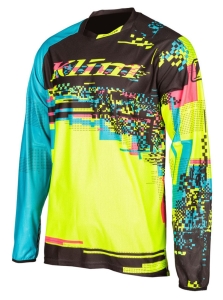 XC Lite Jersey Digital Chaos Black - Yellow: Mărime - L