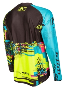 XC Lite Jersey Digital Chaos Black - Yellow: Mărime - L