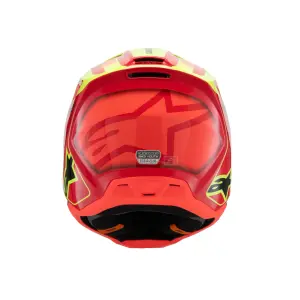 Youth S-M3 Fray Helm - Schwarz, Rot, Gelb - Jugend - M - 01111657