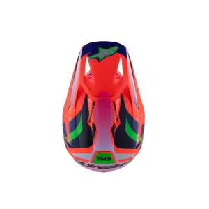 Youth SM3 Deegan Helm - Orange, Pink, Lila - Jugend - L - 01111652