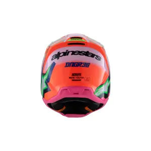 Youth SM3 Deegan Helm - Oranje, Roze, Paars - Jeugd - M - 01111651