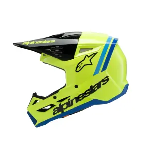 Youth SM3 Radium Helm - Schwarz, Blau, Gelb - Jugend - M - 01111660