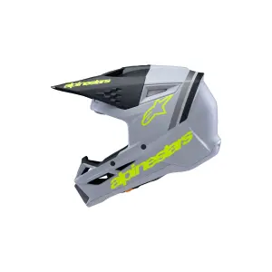 Youth SM3 Radium Helm - Zwart, Grijs, Geel - Jeugd - M - 01111663