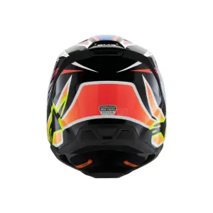 Youth SM3 Wurx Helm - Schwarz, Blau, Gelb - Jugend - M - 01111666