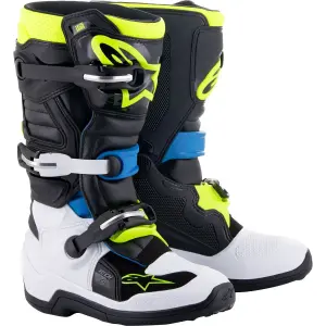 Youth Tech 7S Boots - Black, Blue, White, Yellow - Youth - 34110625