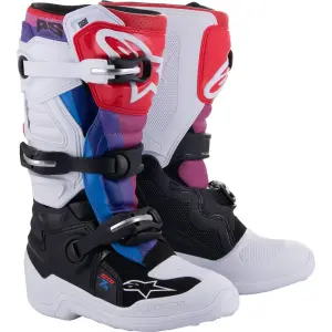 Youth Tech 7S Boots - Black, White, Rainbow - Youth - 34110723