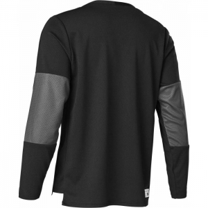YTH DEFEND LS JERSEY [BLK]: Rozmiar - YS