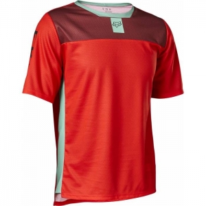YTH DEFEND SS TRIKOT [FLO ROT]: Größe - YM
