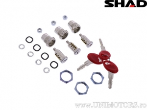 Zárkészlet SH 23 / SH35 / SH 36 oldaldobozhoz piros - Shad