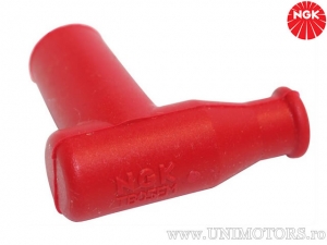 Zündkerzenkabel TB05EM-R mit 5 Kohm Silikonwiderstand in roter Farbe - NGK