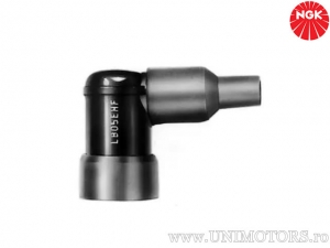 Zündkerzenstecker LB01EH mit 1 Kohm Widerstand aus schwarzem Phenolharz - NGK