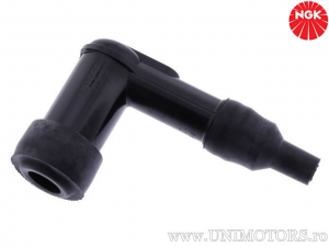 Zündkerzenstecker LB10FF mit 10 Kohm Widerstand aus schwarzem Phenolharz - NGK