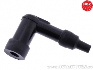Zündkerzenstecker LD01F mit 1 Kohm Widerstand aus schwarzem Phenolharz - NGK