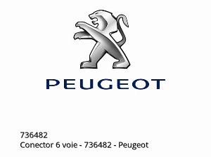 Złącze 6 dróg - 736482 - Peugeot