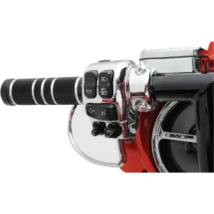 Zestaw obudowy przełącznika kierownicy - Chrom - 06160231