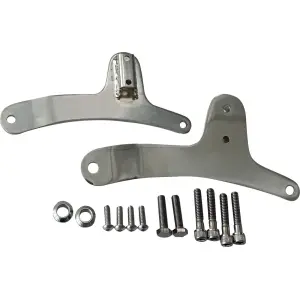 Zijplaten voor sissybar - Chroom - 15040109