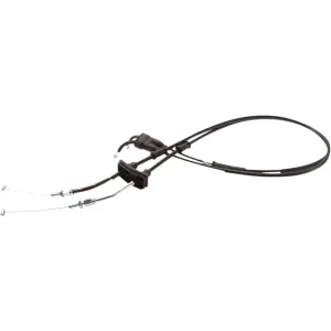 Zwarte vinyl gashendel kabel - Zwart - Standaard - 06501752