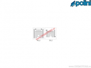 Zylindersatz (Durchmesser 40,2mm / 49,9cc / Kolbenbolzen 12mm) - 166.0096 - Polini