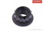 Écrou de pignon arrière Pro Bolt M10 x 1.00 mm BI-HEX titane noir - JM
