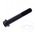 Șurub cap hexagonal Pro Bolt M10 x 1.25 x 60 mm aluminio Racing negro - JM