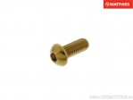 Βίδα δίσκου φρένου M8 x 1.25 x 20 mm ανοξείδωτη A4 χρυσή - BMW C1 125 / C1 125 ABS / Ducati 1098 