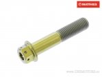 Βίδα εξάγωνη κεφαλή dual Pro Bolt M10 x 1.25 x 50 mm τιτάνιο Racing χρυσή - JM