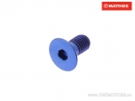 Βίδα καπάκι ενσωματωμένη με εξάγωνο Pro Bolt M5 x 0,80 x 10 mm τιτάνιο μπλε - JM