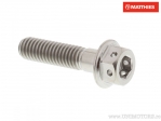 Βίδα καπάκι εξάγωνη διπλή Pro Bolt M6 x 1.00 x 25 χιλ. τιτάνιο αγώνας ασημί - JM