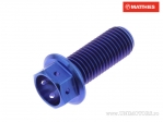 Βίδα καπάκι εξάγωνη Pro Bolt M10 x 1.25 x 25 mm τιτάνιο Racing μπλε - JM