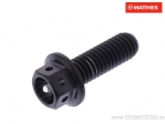 Βίδα καπάκι εξαγωνική Pro Bolt M6 x 1,00 x 18 mm τιτάνιο αγώνας μαύρο - JM