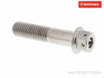 Βίδα καπάκι εξαγώνιο διπλή Pro Bolt M10 x 1.25 x 45 mm τιτάνιο αγωνιστικό ασημί - J