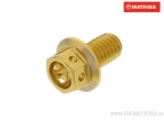 Βίδα καπάκι εξαγώνου Pro Bolt M6 x 1.00 x 10 mm αλουμινίου Racing χρυσό - JM