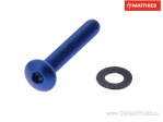Βίδα καπάκι καμπάνας Pro Bolt M4 x 0.70 x 25 mm αλουμίνιο μπλε - JM