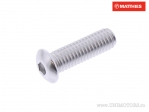 Βίδα καπάκι καμπάνας Pro Bolt M5 x 0,80 x 16 χιλ. αλουμινίου ασημί - JM