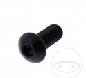 Βίδα καπάκι καμπυλωτή Pro Bolt M10 x 1.25 x 25 mm αλουμίνιο μαύρο - JM