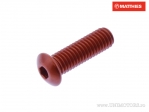 Βίδα καπάκι καμπυλωτή Pro Bolt M5 x 0,80 x 16 χιλιοστά αλουμινίου πορτοκαλί - JM