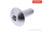 Βίδα καπάκι καμπυλωτή Pro Bolt M6 x 1.00 x 16 mm αλουμίνιο ασημί - JM