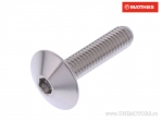 Βίδα καπάκι καμπύλη Pro Bolt M6 x 1.00 x 25 mm ανοξείδωτο ατσάλι A4 ασημί - JM