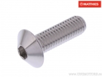 Βίδα καπάκι καπάκι Pro Bolt M8 x 1.25 x 25 χιλιοστά ανοξείδωτο χάλυβα A4 ασημί - JM