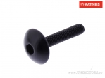 Βίδα καπάκι κουμπωτή Pro Bolt M5 x 0.80 x 25 mm αλουμίνιο μαύρο - JM