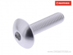 Βίδα καπάκι κουμπώματος Pro Bolt M6 x 1.00 x 25 χιλ. αλουμινίου ασημί - JM